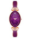 腕時計 アンクライン レディース Anne Klein Women's Genuine Diamond Dial Bangle Watch, AK/4018,Purple/Rose Gold腕時計 アンクライン レディース