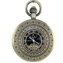 OGLE Waterproof Bronze Black Tourbillon Phases Moon Chain Fob Skeleton Automatic...