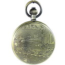 OGLE Waterproof Bronze Train Chain Large Digital Noctilucence Fob Self Winding A...