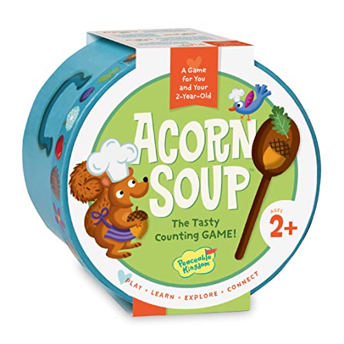 ボードゲーム 英語 アメリカ 海外ゲーム Peaceable Kingdom Acorn Soup Game - Educational Games for Toddlers, Includes Instructions and Parent Guide - 2 Year Old and Upボードゲーム 英語 アメリカ 海外ゲーム