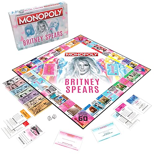 ボードゲーム 英語 アメリカ 海外ゲーム Monopoly: Britney Spears | Collector’s Edition Celebrating Music | Collectible Classic Monopoly Game with Custom Game Board & Artwork | Officially Licensed Britney Spears Mボードゲーム 英語 アメリカ 海外ゲーム