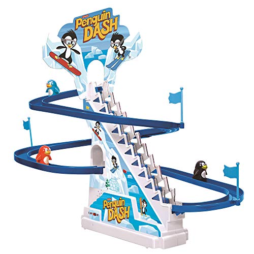 ボードゲーム 英語 アメリカ 海外ゲーム ARSUK Penguin Race Game Toy Playful Musical Roller Coaster Track Playset with Music & LED Flashing Lights On/Off Button for Toddlers and Kids…