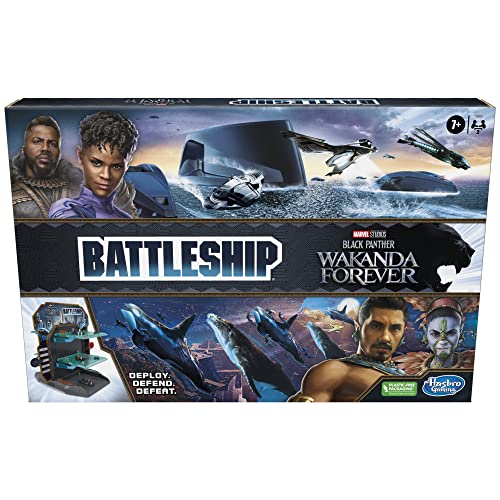 ボードゲーム 英語 アメリカ 海外ゲーム Hasbro Gaming Battleship: Marvel Studios 039 Black Panther Wakanda Forever Edition, 3D Strategy Game for Ages 7 , 2-Player Board Gameボードゲーム 英語 アメリカ 海外ゲーム