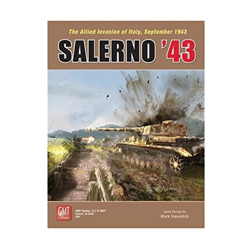 ボードゲーム 英語 アメリカ 海外ゲーム Salerno '43: The Allied Invasion of Italy ? Board Game by GMT Games 2+ Players ? 120-360 Minutes of Gameplay ? Games for Game Night ? Teens and Adults Ages 14+ - Englボードゲーム 英語 アメリカ 海外ゲーム