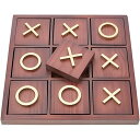 ボードゲーム 英語 アメリカ 海外ゲーム Juvale 9.5-inch Wooden Tic Tac Toe Game, Decorative Coffee Table Games for Adults and Family Activitiesボードゲーム 英語 アメリカ 海外ゲーム