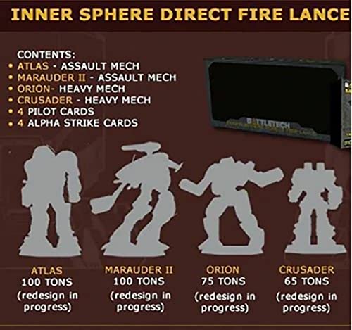 ボードゲーム 英語 アメリカ 海外ゲーム Catalyst Game Labs BattleTech Mini Force Pack: Inner Sphere Direct Fire Lanceボードゲーム 英語 アメリカ 海外ゲーム
