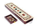 ボードゲーム 英語 アメリカ 海外ゲーム House of Cribbage - 3 Track Continuous Cribbage Board Inlai...