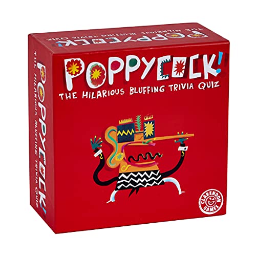 ボードゲーム 英語 アメリカ 海外ゲーム Poppycock! The Hilarious Trivia Game of Outrageous Bluffs and Dubious Knowledge ? Party Games for Adults, Teens, Kids - Family Games - Dinner Party Gamesボードゲーム 英語 アメリカ 海外ゲーム