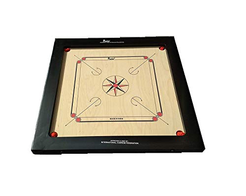 ボードゲーム 英語 アメリカ 海外ゲーム Precise Finest-20mm Carrom Board with Coins, Striker, and Powder by Tabakhボードゲーム 英語 アメリカ 海外ゲーム