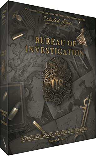 ボードゲーム 英語 アメリカ 海外ゲーム Bureau of Investigation: Investigations in Arkham & Elsewhere Board Game | Cooperative Mystery Game for Adults and Teens | Ages 14+ | 1-8 Players | Avg. Playtime 120-240 Minsボードゲーム 英語 アメリカ 海外ゲーム