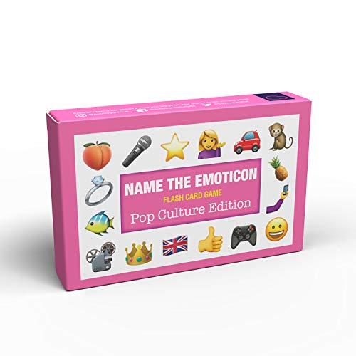 ボードゲーム 英語 アメリカ 海外ゲーム Bubblegum Stuff - Name The Emoticon Game - Pop Culture Edition - Emoji Flash Card Board Game - Suitable for Family, Kids, Teenagers & Adults. - Games Night Essential - Great ボードゲーム 英語 アメリカ 海外ゲーム