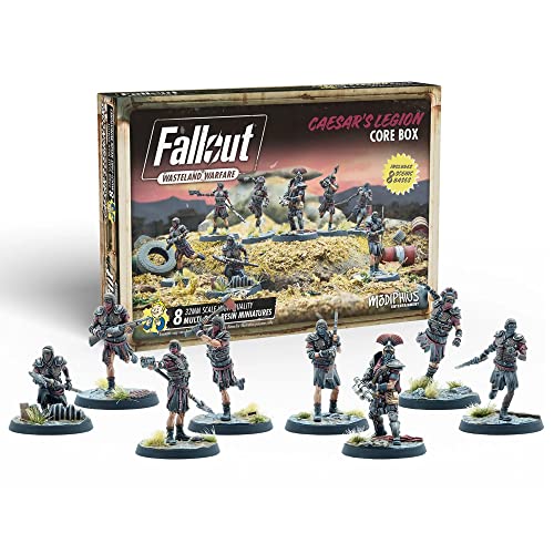 ボードゲーム 英語 アメリカ 海外ゲーム Modiphius Entertainment Fallout Wasteland Warfare: Caesar 039 s Legion Core Box - 8 Figure Set, RPGボードゲーム 英語 アメリカ 海外ゲーム