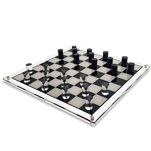 ボードゲーム 英語 アメリカ 海外ゲーム OnDisplay 3D Luxe Acrylic Checkers Set - Luxury Laser Cut C...