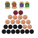 ボードゲーム 英語 アメリカ 海外ゲーム Carrom Board Wooden Coins and Tournament Striker Professional Set, ( 24 Carrom Board Pieces 4 Striker Random Design with Case) White/Red/Blackボードゲーム 英語 アメリカ 海外ゲーム