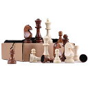 ボードゲーム 英語 アメリカ 海外ゲーム Wooden Chess Pieces Only, 32 Pieses Standard Tournamen Staunton Wood Chessmen - 4 King/Storage Bag Gift Package, Leather Chess Boardボードゲーム 英語 アメリカ 海外ゲーム