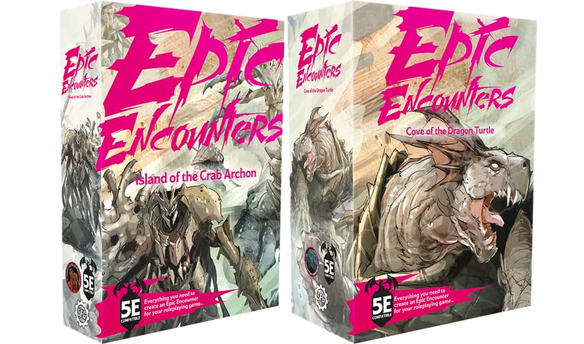 ボードゲーム 英語 アメリカ 海外ゲーム Steamforged Games Epic Encounters Bundle: Island of The Crab Archon and Cove of The Dragon Turtle (2 Items)ボードゲーム 英語 アメリカ 海外ゲーム