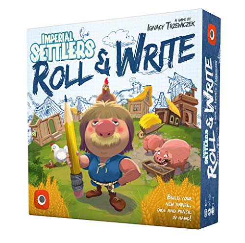 ܡɥ Ѹ ꥫ  Portal Games Imperial Settlers: Roll and Write Board Gameܡɥ Ѹ ꥫ 