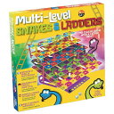 ボードゲーム 英語 アメリカ 海外ゲーム Multi-Level Snakes Ladders - a Colorful Modern take on a Classic Game. Land on a Ladder to Climb Levels, or a Snake and Slide Through Tunnels to a Lower Level. Fun Family Gボードゲーム 英語 アメリカ 海外ゲーム