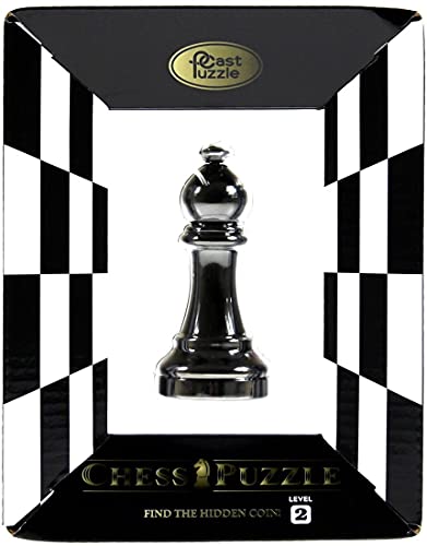 ボードゲーム 英語 アメリカ 海外ゲーム Hanayama Black Cast Puzzle Premium Series ~ Chess Piece Puzzle~ Bishop Decorative Productボードゲーム 英語 アメリカ 海外ゲーム