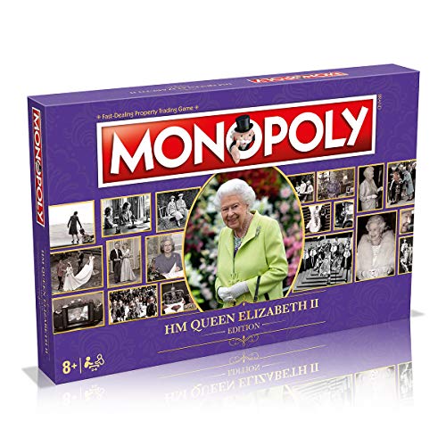 ボードゲーム 英語 アメリカ 海外ゲーム HM Queen Elizabeth II Monopoly Board Game, Tour Key Moments in Her Majesty 039 s Life, Collect Royal Residence, Horses, Corgis and Weddings, The Fast-Dealing Property Game for 2-ボードゲーム 英語 アメリカ 海外ゲーム