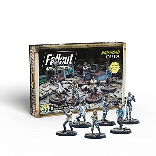 ボードゲーム 英語 アメリカ 海外ゲーム Modiphius Fallout - Wasteland Warfare - Railroad Core Box, Multiボードゲーム 英語 アメリカ 海外ゲーム