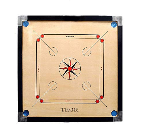 ボードゲーム 英語 アメリカ 海外ゲーム Classic Carrom Board Black Wood for Tournament with Coins Striker Powder Full Size 32 Inch Rustic Vintage Home Decor Giftsボードゲーム 英語 アメリカ 海外ゲーム