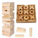 ボードゲーム 英語 アメリカ 海外ゲーム Glintoper Tic Tac Toe Tumble Tower Blocks Game Set, Classic Wood Stacking XOXO Strategy Board Game for Travel, Kids Family, Living Room Rustic Coffee Table Decorボードゲーム 英語 アメリカ 海外ゲーム