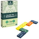 ボードゲーム 英語 アメリカ 海外ゲーム Mindful Classics, Double-Six Wood Dominoes Set Sustainable ...