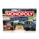 ボードゲーム 英語 アメリカ 海外ゲーム Monopoly Board Game - The Main Line Edition: 2-6 Players Fa...