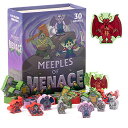 ボードゲーム 英語 アメリカ 海外ゲーム Meeples of Menace 30 Pack of 16mm Minis Wooden Fantasy Meeple Miniatures Tabletop Role Playing RPG Meeples of Menaceボードゲーム 英語 アメリカ 海外ゲーム