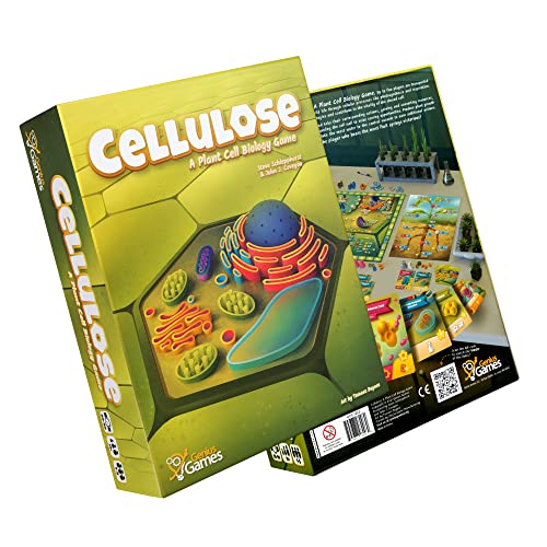 ボードゲーム 英語 アメリカ 海外ゲーム Cellulose: A Plant Cell Biology Game MENSA Recommended Strategic Entertaining Game to Learn Photosynthesis, DNA Biochemistry Educational STEM Board Game for Families,ボードゲーム 英語 アメリカ 海外ゲーム