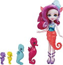 エンチャンティマルズ 人形 ドール Mattel Enchantimals Family Set with Sedda Seahorse Small Doll ...