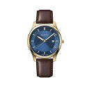 腕時計 ウェンガー スイス メンズ 腕時計 Wenger Men's City Classic - Swiss Made Analogue Quartz Stainless Steel Brown Leather Watch 01.1441.119, Brown/Blue, One Size, Ribbon腕時計 ウェンガー スイス メンズ 腕時計