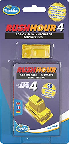ܡɥ Ѹ ꥫ  ThinkFun - 76453 - Rush Hour 4 Expansion Set an Addition to The Original Rush Hour with 40 New Challenges for Children and Adults Aged 8 and Overܡɥ Ѹ ꥫ 