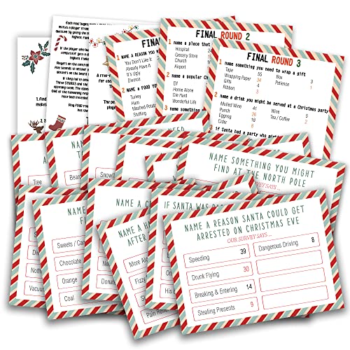 ܡɥ Ѹ ꥫ  Christmas Friendly Feud Quiz, Baby Shower Game Ni...
