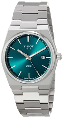 腕時計 ティソ メンズ Tissot Mens PRX 316L Stainless Steel case Quartz Watch, Grey, Stainless Steel, 12 (T1374101109100)腕時計 ティソ メンズ