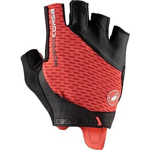 グローブ 自転車 サイクリング 輸入 クロスバイク Castelli Men's Rosso Corsa Pro V Glove for Road a..