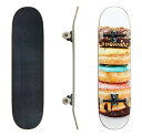 ロングスケートボード スケボー 海外モデル 直輸入 Skateboards Stack of Donuts on White Background Donuts...