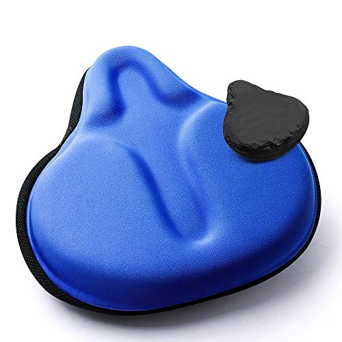 サドル 自転車 サイクリング 輸入 クロスバイク ANZOME Bike Seat Cushion, Exercise Bike Seat Cover, Wide Foam Extra Soft Gel Bike Seat Cushion for Women Men Everyone, Fits Stationary Bikes and Indoor Cyclinサドル 自転車 サイクリング 輸入 クロスバイク