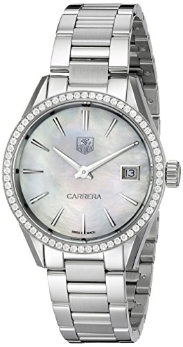 タグホイヤー カレラ 腕時計（メンズ） 腕時計 タグホイヤー タグ・ホイヤー レディース TAG Heuer Women's WAR1315.BA0778 Carrera Analog Display Swiss Quartz Silver Watch腕時計 タグホイヤー タグ・ホイヤー レディース