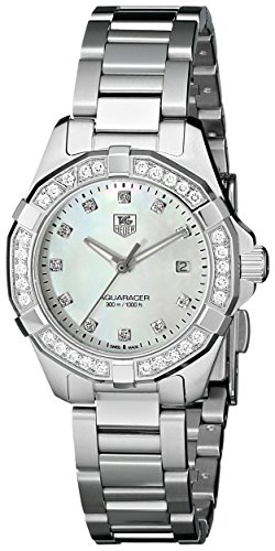 タグホイヤー 腕時計 タグホイヤー タグ・ホイヤー レディース TAG Heuer Women's WAY1414.BA0920 Aquaracer Diamond-Accented Stainless Steel Watch腕時計 タグホイヤー タグ・ホイヤー レディース