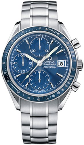 腕時計 オメガ メンズ Omega Men's 3212.80.00 Speedmaster Date Automatic Chronometer Chronograph Blue Dial Watch腕時計 オメガ メンズ