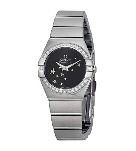 コンステレーション 腕時計 オメガ メンズ Omega Constellation Star Black Dial Stainless Steel Ladies Watch 12315246001001腕時計 オメガ メンズ