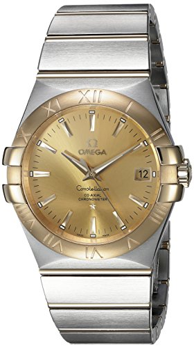 オメガ コンステレーション 腕時計（メンズ） 腕時計 オメガ メンズ Omega Men's 123.20.35.20.08.001 Constellation Champagne Dial Watch腕時計 オメガ メンズ