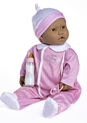 ȥ ֤ ޤޤ ٥ӡͷ JC Toys La Baby Hispanic 20-inch Small Soft Body Baby Doll La Baby | Washable |Removable Pink and White w/Hat, Pacifier &Magic Bottle | for Children 12 Mȥ ֤ ޤޤ ٥ӡͷ