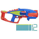 ナーフ アメリカ 直輸入 ソフトダーツ リフィル NERF DinoSquad Terrodak, 4 Blasting, Storage, 12 Elite Dart Foam Blasters, Dinosa..