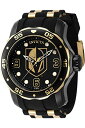 rv CBN^ CrN^ Y Invicta NHL Vegas Golden Knights Quartz Black Dial Men's Watch 42321rv CBN^ CrN^ Y