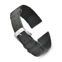 rv VpCf AJ hCc Y Speidel Swiss Army Style Mens Replacment Strap - 18mm, Genuine Leather and Black Nylon Combination Watch Band, Stainless Steel Metal Clasprv VpCf AJ hCc Y