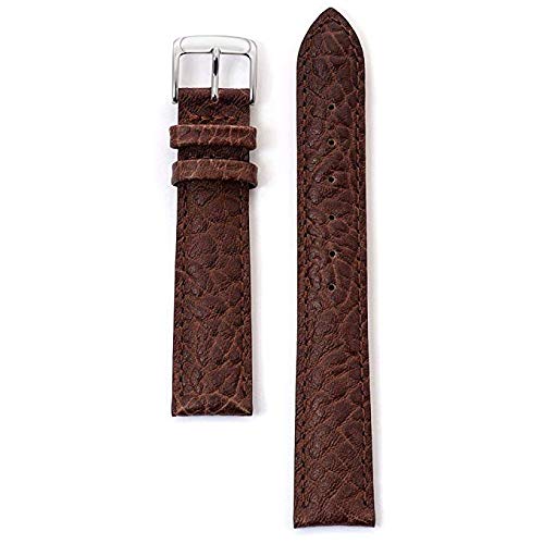 ӻ ѥǥ ꥫ ɥ  Speidel Genuine Leather Watch Band 28mm Brown Cowhide Buffalo Grain Replacement Strap, Stainless Steel Metal Buckle Clasp, Watchband Fits Most Watch Brandsӻ ѥǥ ꥫ ɥ 