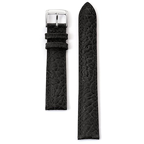 ӻ ѥǥ ꥫ ɥ  Speidel Genuine Leather Watch Band 28mm Black Cowhide Buffalo Grain Replacement Strap, Stainless Steel Metal Buckle Clasp, Watchband Fits Most Watch Brandsӻ ѥǥ ꥫ ɥ 